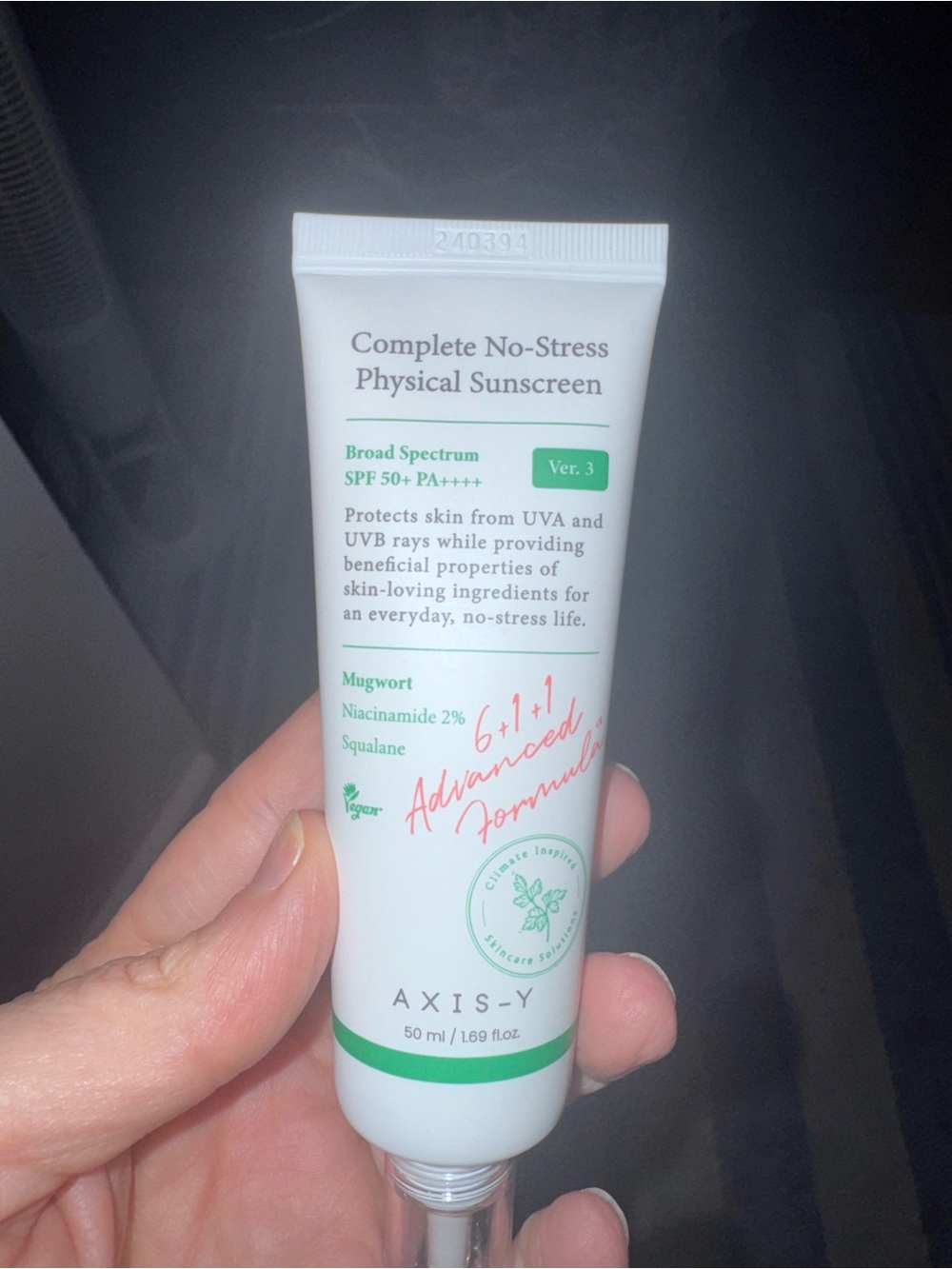 Complete No-Stress Physical Sunscreen SPF 50+ — White